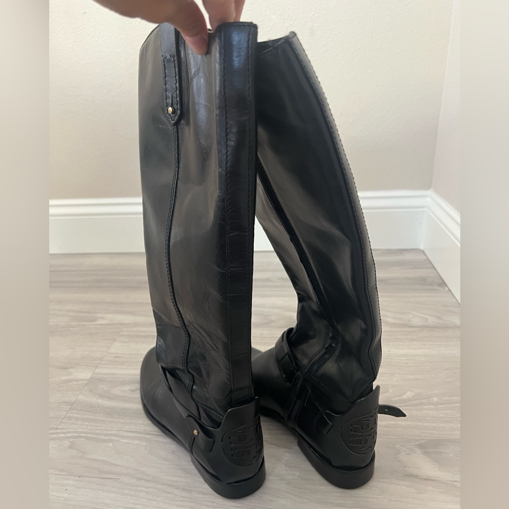 Tory Burch riding boot.